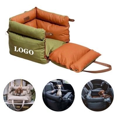 Compact Waterproof Pet Carrier Nest With Removable Pad