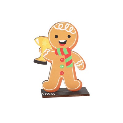 Christmas Wooden Gingerbread Man Decoration