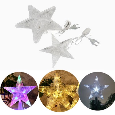 Christmas Tree Topper Led Glowing Stars