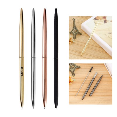 Slim-Style Rotating Metal Pen