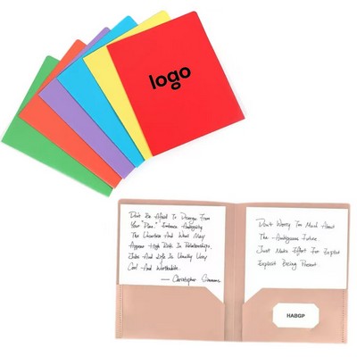 Plastic Folder for Document Organization