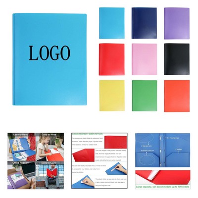 Durable PP Tadpole File Folder