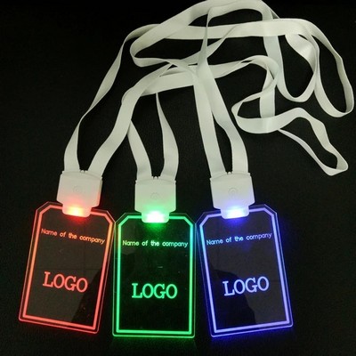 Custom LED ID Lanyards