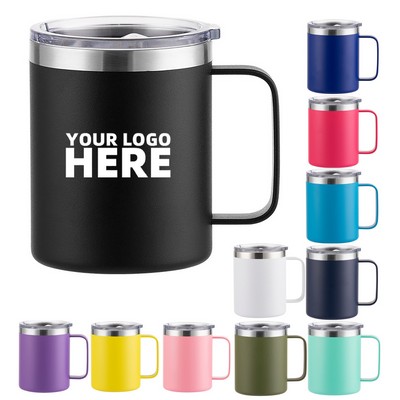 12oz Insulated Coffee Mug With Handle