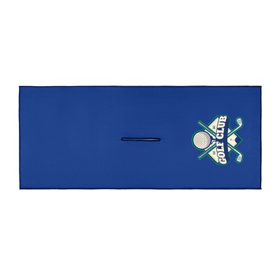 17" X 40" Golf Towel Microfiber With Hole