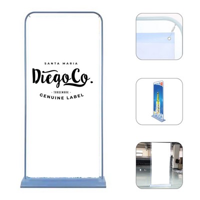 Standing Iron Advertising Display Rack