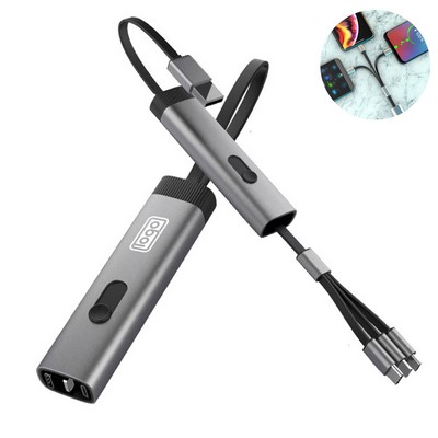 3" 1 Multi Retractable Charger Cable