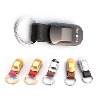 Stainless Steel Car LED Keychain