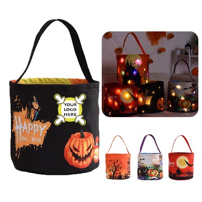 Led Halloween Candy Basket