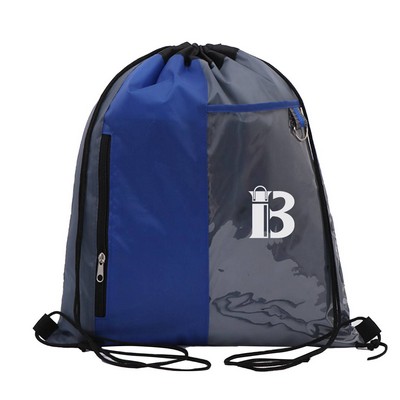 PU Waterproof Polyester String Bag