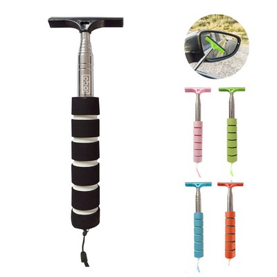 Mini Portable Retractable Car Rearview Mirror Wiper