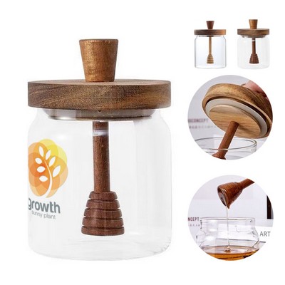 Sealed storage jar with honey sticks