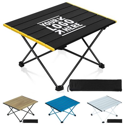 Ultralight Compact Camping Alu Folding Table With Carry Bag