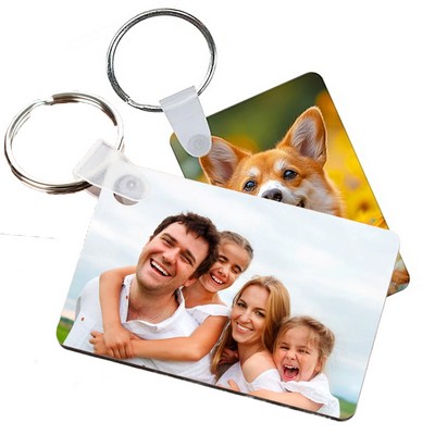 Double-Sided Full-Color Wooden Key Tag