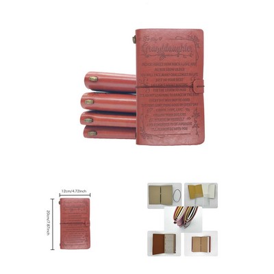 PU Leather Retro Journal Notebook