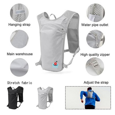 Lightweight Running Hydration Vest Backpack with 1.5L Water Bladder Bag