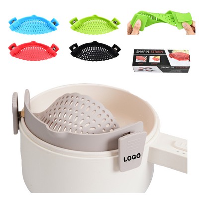 Silicone Clip on Strainer