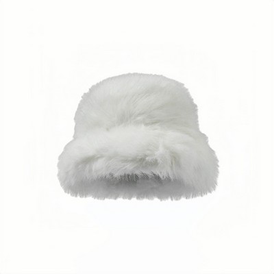 Women's Extra Warm Fleece Bucket Hat with Ear Flaps for Skiing and Winter Travel