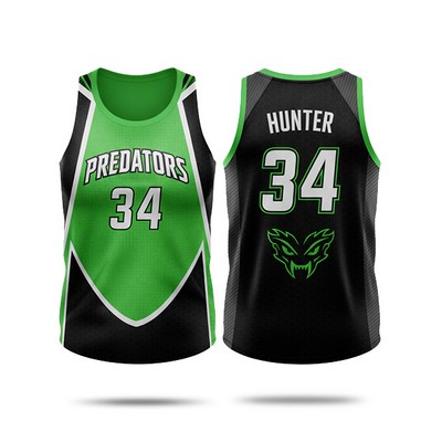 Women's Sublimation Basketball Jersey - 180G NBA Fabric