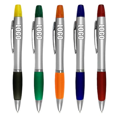 Dual-Function Highlighter Ballpoint Pen