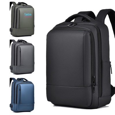 Business Backpack with USB Charging Port