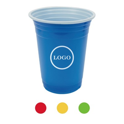 16 Oz Disposable Stadium Party Plastic Solo Bulk Pack Drinking Cups for Tailgating Events Gaming Bar