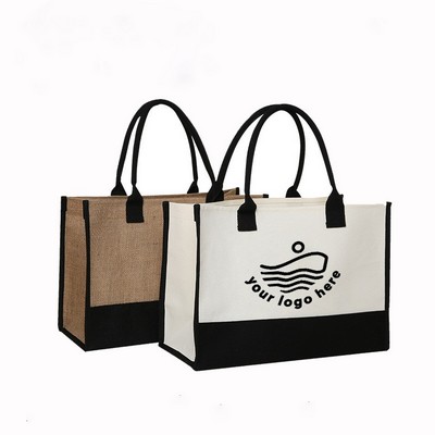 Eco-Friendly Jute Tote Bag