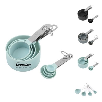 8-Piece Food-grade Stainless Steel Measuring Spoon