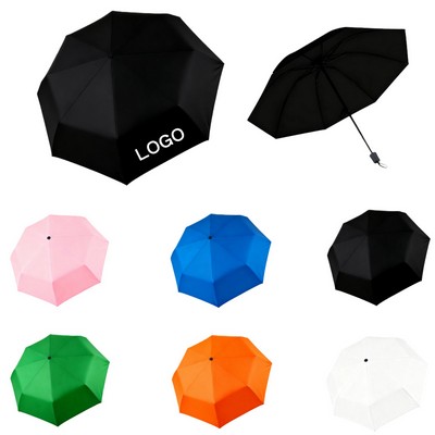 Sublimation Full Color Sunscreen Folding Automatic Eight-Bone Umbrella