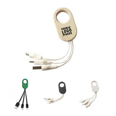 3-in-1 Keychain Charging Cable