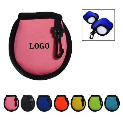 Neoprene Golf Ball Cleaning Pouch