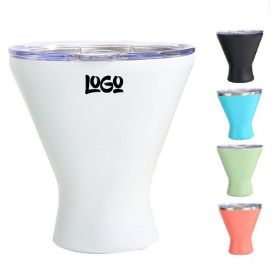 10oz Travel Mini Stainless Steel Car Water Glass Martini Cup
