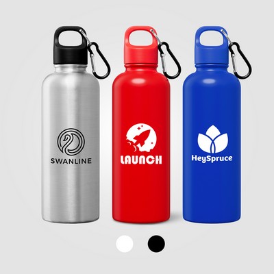 Portland Plus Recycled Stainless Steel Water Bottle - 25 oz. - Silkscreen