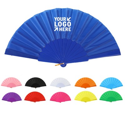 9" L Plastic Foldable Hand Held Fans