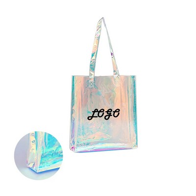 Iridescent Holographic Tote Bag