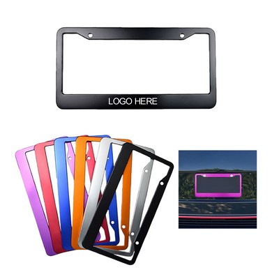 Aluminum License Plate Frame Standard License Plate Holder