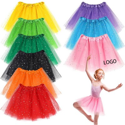 Children Practice Performance Tutu Skirt