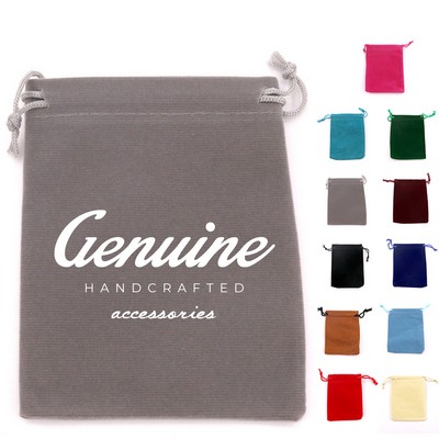 Flannelette Drawstring Bag