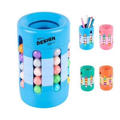 Pen holder shape Magic Bean Cube