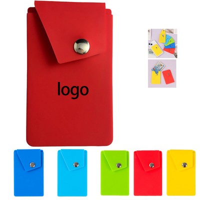 Silicone Smart Phone Wallet with Stand