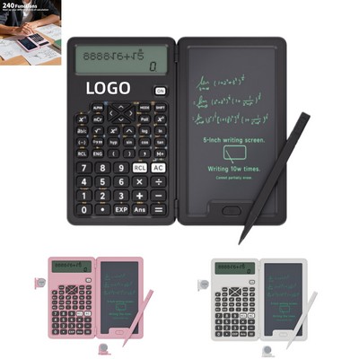 3-In-1 Scientific Calculator with LCD Writing Table