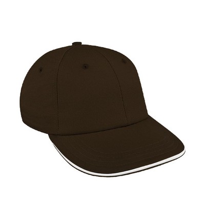 Sandwich Brim Brushed Slide Buckle Lowstyle Hat