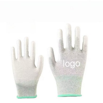 PU Carbon Fiber Coated Palm Gloves