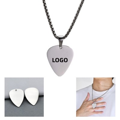 Guitar Pick Pendant Necklace