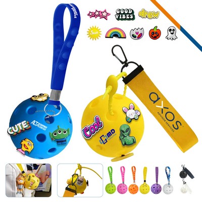 Joyvi Pickleball Custom Decorative Charms Keychain