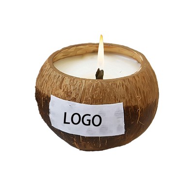 Coconut-Shaped Fragrance Candle
