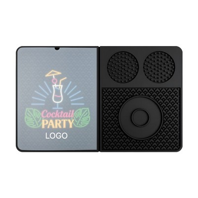 Premium Thickened Soft Rubber Bar Mat Non-Slip Drip-Molding Service Mat Heat-Resistant