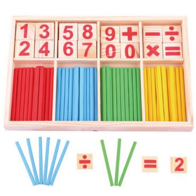 Intelligence Wooden Mathematical Stick Toy
