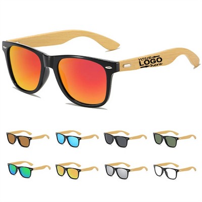 Bamboo Retro UV Protected Sunglasses