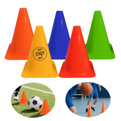 9" Agility Soccer Cones For Indoor Outdoor Festive Event
